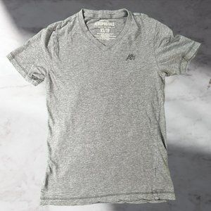 Aeropostale Gray V-Neck Tee (Size XS)